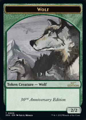 Wolf Token (9) [30th Anniversary Edition]