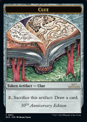 Clue (0011) Token (11) [30th Anniversary Edition]