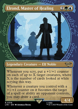 Elrond, Master of Healing (318) [The Lord of the Rings: Tales of Middle-earth] [Showcase, Borderless]