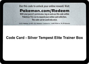 Code Card - Silver Tempest Elite Trainer Box [SWSH12 Silver Tempest]