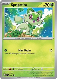 Sprigatito - 001 (001) [SV Scarlet and Violet Promo Cards]