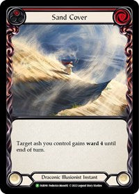 Sand Cover (Red) - FAB090 (FAB090) [Flesh and Blood Promo Cards]