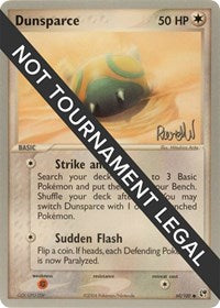 Dunsparce - 2004 (Reed Weichler) (60/100) [World Championship Decks]