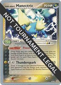 Team Aqua's Manectric - 2004 (Chris Fulop) (4/95) [World Championship Decks]