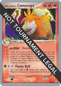 Team Magma's Camerupt - 2004 (Tsuguyoshi Yamato) (19/95) [World Championship Decks]