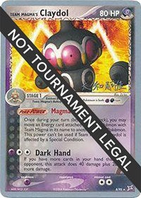 Team Magma's Claydol - 2004 (Tsuguyoshi Yamato) (8/95) [World Championship Decks]