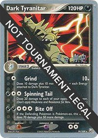 Dark Tyranitar (19) - 2005 (Takashi Yoneda) (19/109) [World Championship Decks]