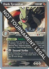Dark Tyranitar (20) - 2005 (Takashi Yoneda) (20/109) [World Championship Decks]