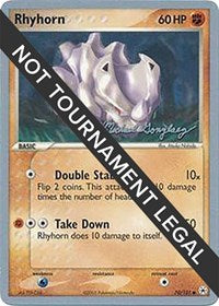 Rhyhorn - 2005 (Michael Gonzalez) (70/101) [World Championship Decks]