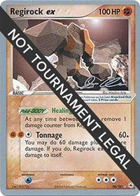 Regirock ex - 2006 (Jason Klaczynski) (98/101) [World Championship Decks]
