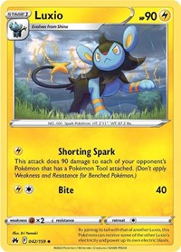 Luxio (42) (042/159) [Crown Zenith]