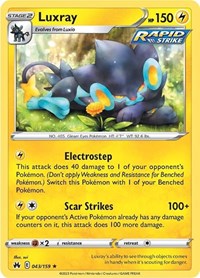 Luxray (43) (043/159) [Crown Zenith]