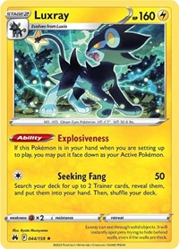 Luxray (44) (044/159) [Crown Zenith]