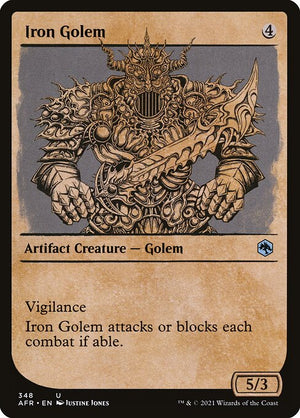 Iron Golem (348) [Adventures in the Forgotten Realms] [Showcase]