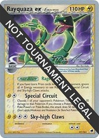 Rayquaza ex (Delta Species) - 2007 (Tom Roos) (97/101) [World Championship Decks]