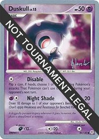 Duskull - 2008 (Dylan Lefavour) (80/130) [World Championship Decks]