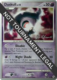 Duskull - 2008 (Jason Klaczynski) (80/130) [World Championship Decks]
