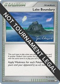 Lake Boundary - 2008 (Jason Klaczynski) (112/123) [World Championship Decks]