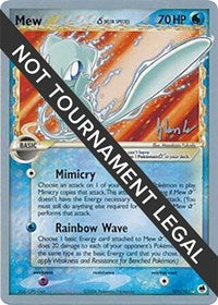 Mew Star (Delta Species) - 2008 (Dylan Lefavour) (101/101) [World Championship Decks]