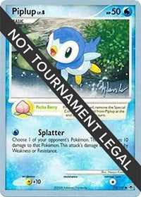 Piplup (72) - 2008 (Dylan Lefavour) (72/100) [World Championship Decks]