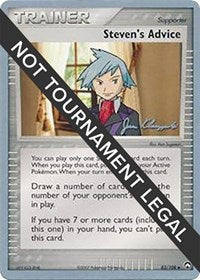 Steven's Advice - 2008 (Jason Klaczynski) (83/108) [World Championship Decks]