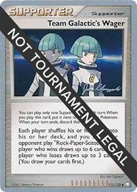 Team Galactic's Wager - 2008 (Jason Klaczynski) (115/123) [World Championship Decks]