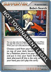 Bebe's Search - 2009 (David Cohen) (89/111) [World Championship Decks]