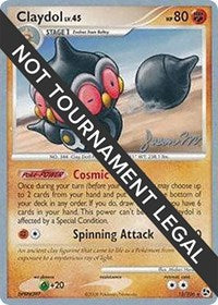 Claydol - 2009 (Jason Martinez) (15/106) [World Championship Decks]