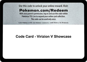 Code Card - Virizion V Showcase [Miscellaneous Cards and Products]