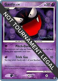 Gastly - 2009 (Jason Martinez) (62/100) [World Championship Decks]