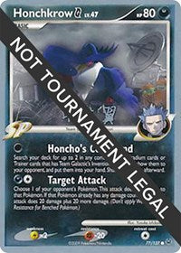 Honchkrow G - 2009 (Tsubasa Nakamura) (77/127) [World Championship Decks]