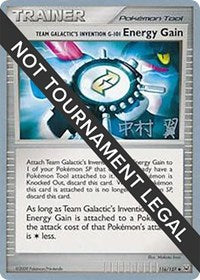 Team Galactic's Invention G-101 Energy Gain - 2009 (Tsubasa Nakamura) (116/127) [World Championship Decks]