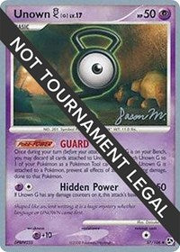Unown [G] - 2009 (Jason Martinez) (57/106) [World Championship Decks]