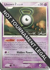 Unown [G] - 2009 (David Cohen) (57/106) [World Championship Decks]