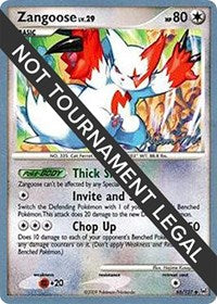 Zangoose - 2009 (Jason Martinez) (66/127) [World Championship Decks]