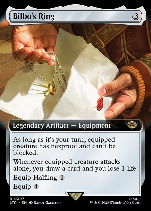 Bilbo's Ring (397) [The Lord of the Rings: Tales of Middle-earth] [Extended Art]