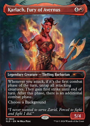 Karlach, Fury of Avernus (1802) [Secret Lair Drop]