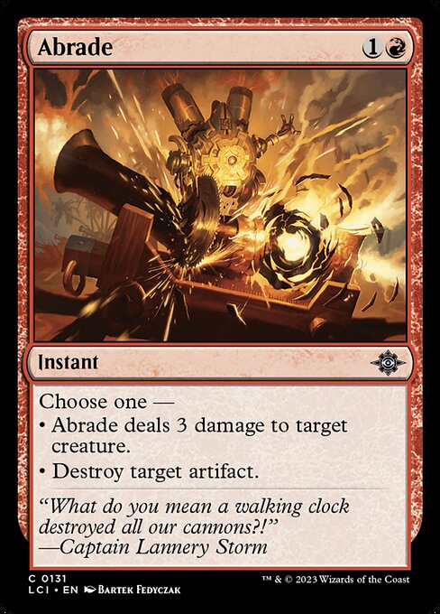 Abrade (131) [The Lost Caverns of Ixalan]