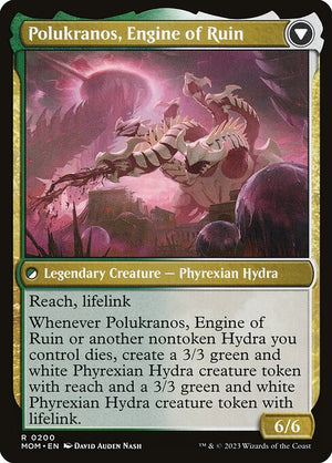 Polukranos Reborn // Polukranos, Engine of Ruin (200) [March of the Machine] Reverse