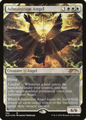Admonition Angel (154) [Secret Lair Drop] [Showcase]