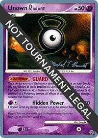 Unown [G] - 2010 (Michael Pramawat) (57/106) [World Championship Decks]