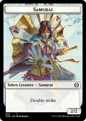 Samurai Token (2) [Phyrexia: All Will Be One]