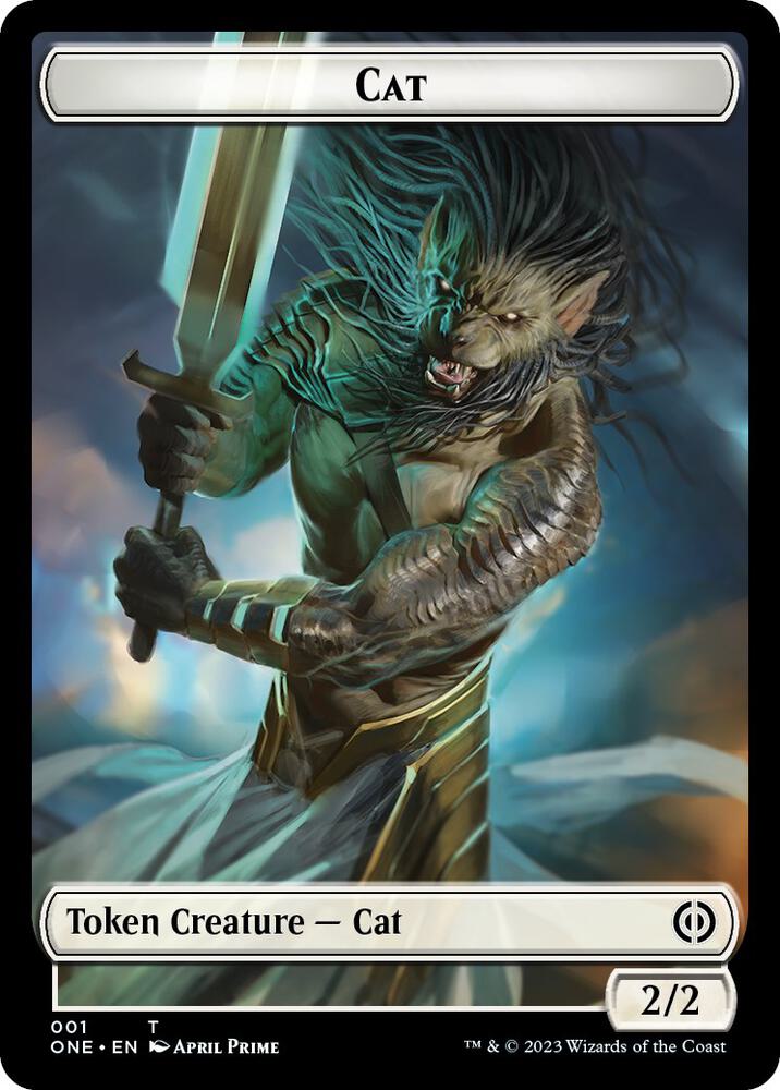 Cat Token (1) [Phyrexia: All Will Be One]