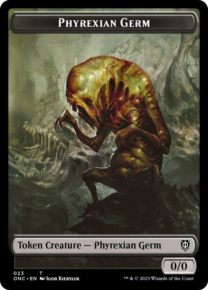 Phyrexian Germ Token (23) [Phyrexia: All Will Be One Commander]