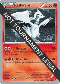 Reshiram - 2011 (Christopher Kan) (26/114) [World Championship Decks]