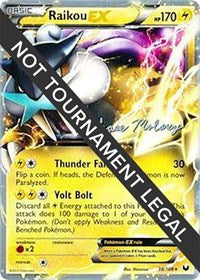 Raikou EX - 2012 (Chase Moloney) (38/108) [World Championship Decks]
