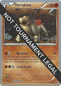 Terrakion - 2012 (Shuto Itagaki) (73/101) [World Championship Decks]