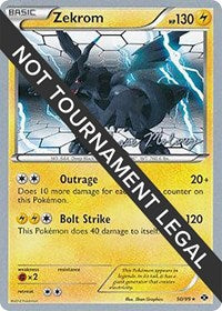 Zekrom - 2012 (Chase Moloney) (50/99) [World Championship Decks]