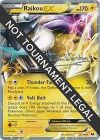 Raikou EX - 2013 (Clement Lamberton) (38/108) [World Championship Decks]