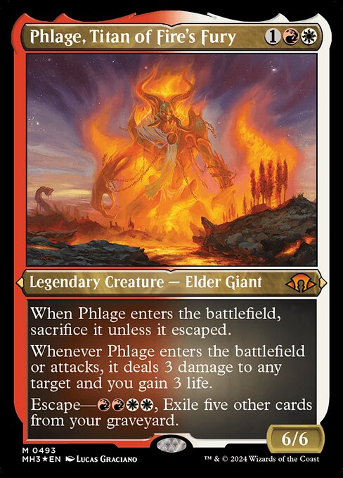 Phlage, Titan of Fire's Fury (493) [Modern Horizons 3]